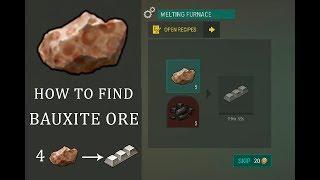 Last Day on Earth Survival  - How to find BAUXITE - Make ALUMINUM BAR #1