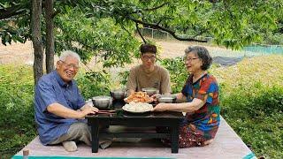 Recipe for rich soybean noodle soup made with ground soybeans (pickled cabbage, king dumplings)