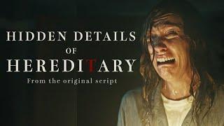 Hereditary | What The Script Teaches Us