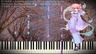 [Synthesia Piano] Touhou RSS - "Snowflakes Blooming in Profusion ~ Sakurachill Blossom" - Solo