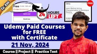 #Ep-896 UDEMY Coupon Code 2024 || Udemy FREE Courses || How to Download Udemy Courses for FREE