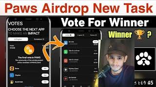 The Final Vote In Paws Airdrop | Paws Airdrop Vote For Winner & Loser | Go Gamble | Mystery Quest