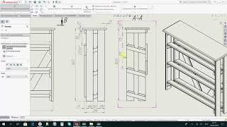 Обувница #5 Размеры, позиции сборочного чертежа. - Solid Works