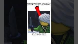 Lloyd Is Trying To Kill Cole In LEGO Ninjago!|#ninjago #ninjagolloyd #ninjagocole #ogninjago #shorts