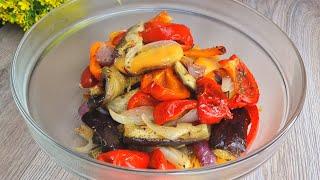 These vegetables are tastier than meat, I cook almost every day for dinner Baked vegetables recipe