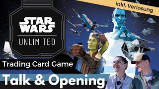 Star Wars Unlimited – Umschalten auf Lichtgeschwindigkeit – im Talk mit MJ Cutts & Booster Opening