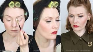 An Easy 1940s Makeup Look for WW2 Era Women