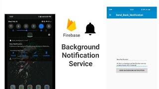 Background Notification Service With Firebase In Sketchware