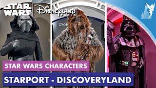  STAR WARS characters at Starport in Discoveryland in Disneyland Paris 2023