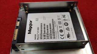 How to install Seagate Maxtor Z1 SSD 2.5 Inch in  Desktop Cabinet