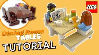 Easy LEGO Tables and Chairs! Tutorial