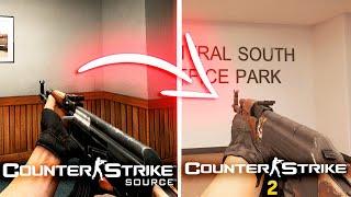 CS SOURCE VS CS 2 - РАНЬШЕ БЫЛО ЛУЧШЕ? - СРАВНЕНИЕ ДЕТАЛЕЙ