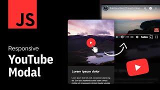 Responsive Youtube Video Modal | HTML, CSS, JS