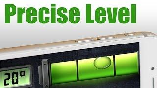 Precise Level (уровень) - handy leveling app on iOS & Android