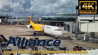  Alliance Airlines VA1235 Brisbane to Rockhampton  Experience4k