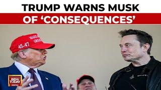 Trump Rules Out Mending Ties With Elon Musk, Warns Of 'Serious Consequences' If He Funds Democrats