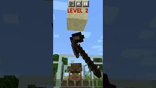 Testing villagers health in minecraft #short