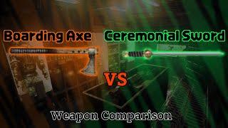 Boarding Axe VS Ceremonial Sword (#barotrauma weapon comparison)