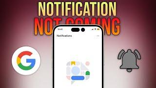 Google Notifications Not Coming on iPhone || Tech Wash