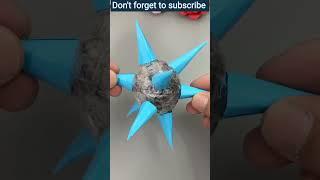 how to make meteor hammer||DIY Paper Mentor Hammer for Kids: A Fun and Educational Craft#ytshorts