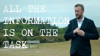 all the information is on the task | Taskmaster