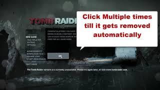 [100% Fixed] Tomb raider  Congratulation popup error | DIY | Feat. Jhol-Wol
