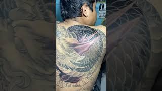 Dragon tattoo #tattoo #dragontattoo #tattooideas #tattoolover #tattooartist #peng #tattooart