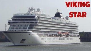 VIKING STAR CRUISE SHIP DEPARTS TILBURY