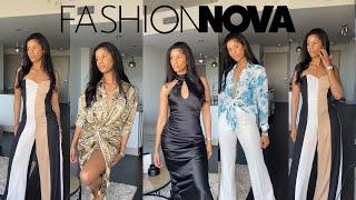 FASHION NOVA SPRING/SUMMER TRY ON HAUL | FASHION NOVA SPRING BRUNCH OUTFITS 2024