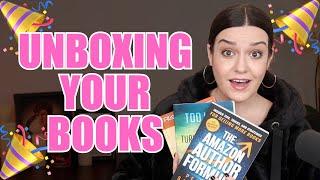 Unboxing Your Books! Plus an Update on The Savior's Army + My Secret Project