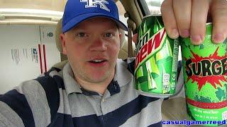 Reed Reviews Mountain Dew vs Surge Taste Test