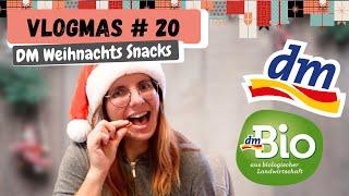 VLOGMAS #20 | ich teste das dm Weihnachtssortiment 