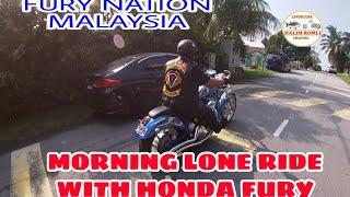 HONDA Fury VTX1300 | Ride Around Taman BBS | Custom Chopper