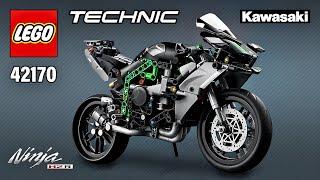 LEGO® Technic™ Kawasaki Ninja H2R Motorcycle (42170) [643 pcs] - Speed Build Review