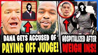 Dana White ACCUSED of PAYING OFF Judge in LAWSUIT! UFC Fighter HOSPITALIZED + FIGHT OFF! Jon Jones