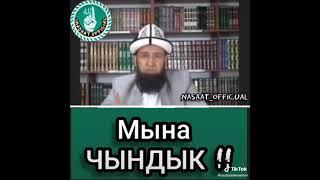 Максат ажы Токтомушев Чындыкты айты ант берем деди инн шаа Аллах жакынарада