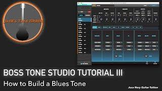 Boss Tone Studio Tutorial III  (How To Build a Blues Tone)