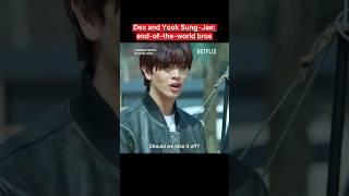 A bromance in the making #YookSungjae #Dex #Zombieverse2 #Netflix