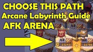 Choose This path now Arcane Labyrinth Guides Tips and Tricks  | AFK ARENA