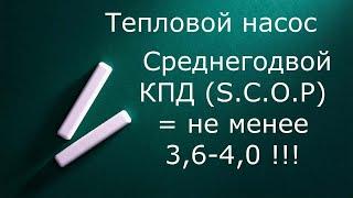 Эффективность тепловых насосов Воздух Вода