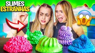 A Isa reagiu as minhas slimes mais BIZARRAS *ela ficou em choque