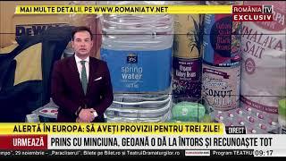 Alerta in Europa. Sa aveti provizii pentru trei zile