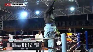 Powerful Finish:The Ghetto Commander Nesta Sserunkuma vs Ibrahim Biso  4 Rounds of Middleweight