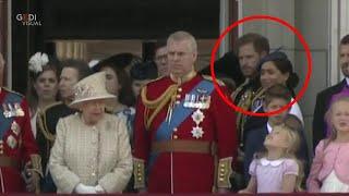 Ecco perché Harry ha sgridato Meghan sul balcone di Buckingham Palace