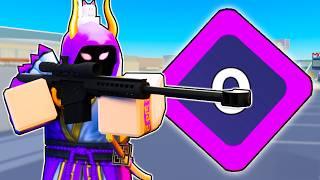 I used PURPLE TEAM In Arsenal... (Roblox Arsenal)