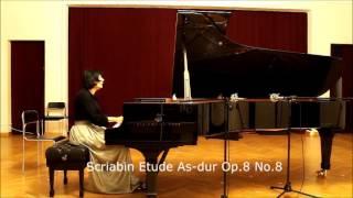 Marina Ryumina plays Scriabin Etudes Op.8