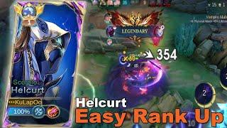 Helcurt Gameplay Easy Rank Up ~ Best Build & Emblem | Mobile Legends