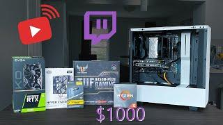 Best $1000 Ryzen Gaming Build - RTX 2060 Ryzen 5 3600 (w/ Benchmarks)