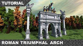 Minecraft Roman Triumphal Arch Tutorial & Download