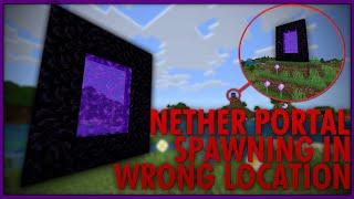 Minecraft Nether Portal Wrong Location Glitch Fix